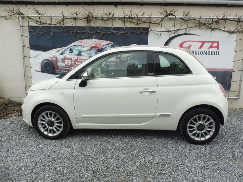 Fiat 500C 1.2i Lounge PUR-02 Stop